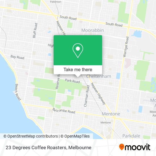 23 Degrees Coffee Roasters map