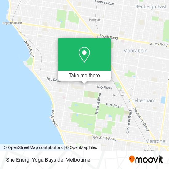 She Energi Yoga Bayside map