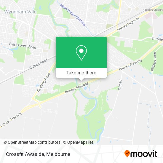 Crossfit Awaside map