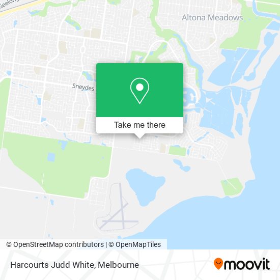 Harcourts Judd White map