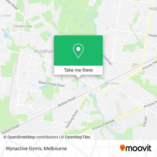 Wynactive Gym's map