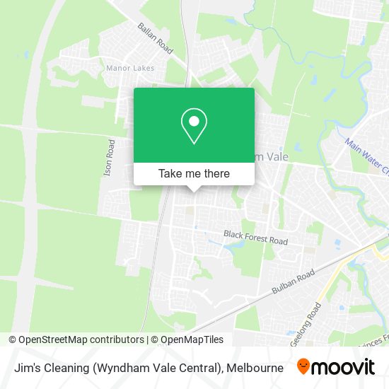 Mapa Jim's Cleaning (Wyndham Vale Central)