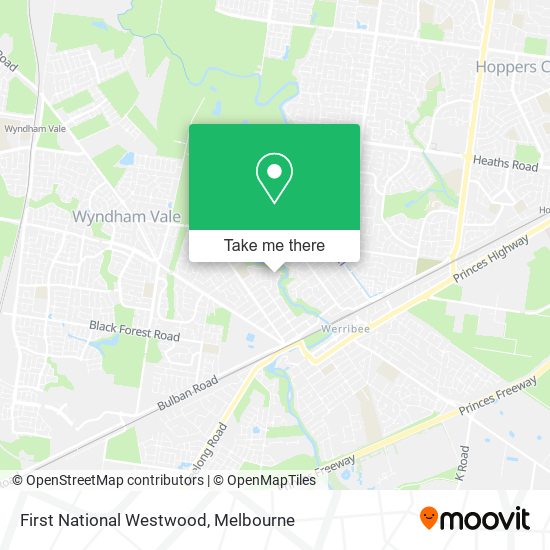 First National Westwood map