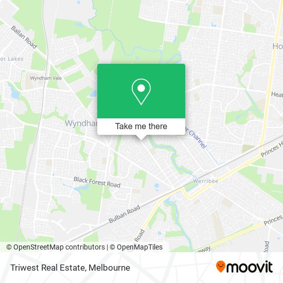 Triwest Real Estate map