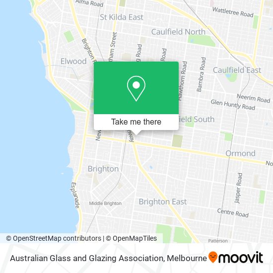 Australian Glass and Glazing Association map