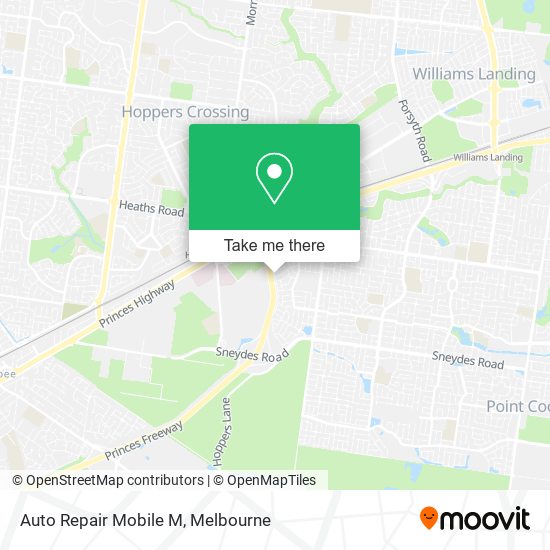 Auto Repair Mobile M map