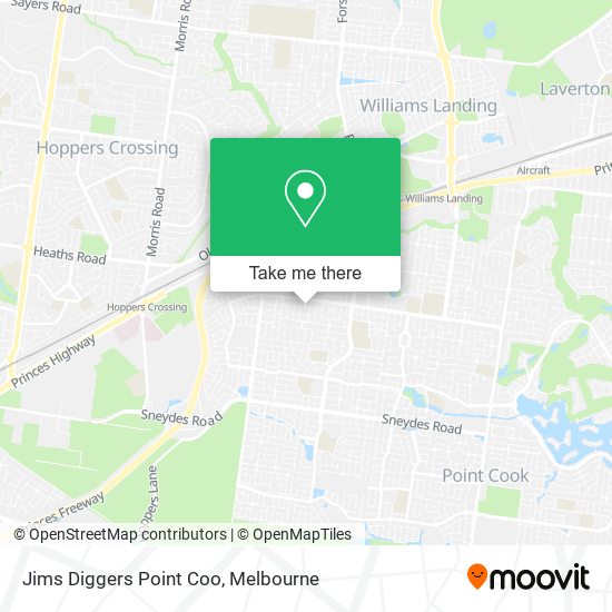 Jims Diggers Point Coo map