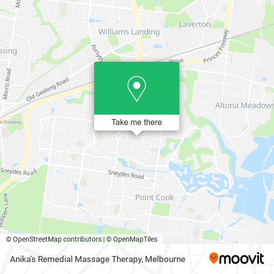 Mapa Anika's Remedial Massage Therapy