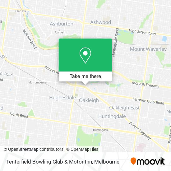 Mapa Tenterfield Bowling Club & Motor Inn
