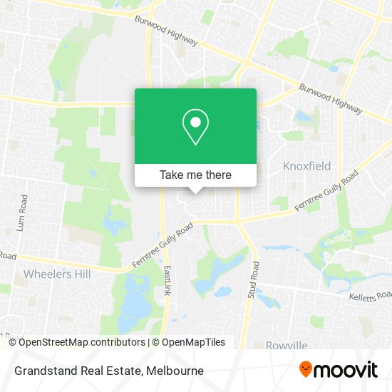 Grandstand Real Estate map
