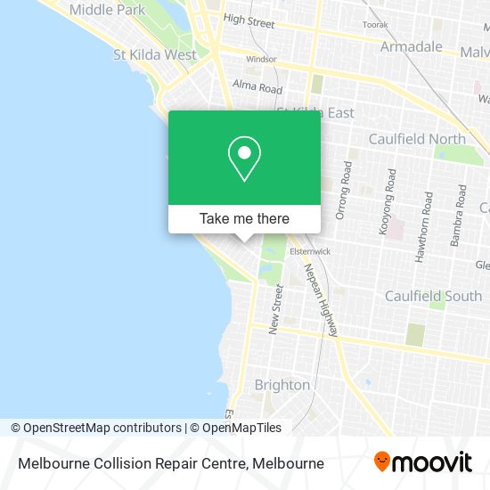 Melbourne Collision Repair Centre map