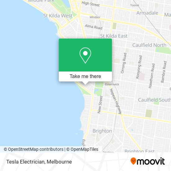 Tesla Electrician map