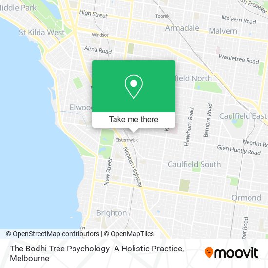 Mapa The Bodhi Tree Psychology- A Holistic Practice