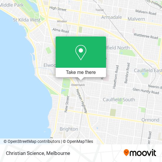 Christian Science map