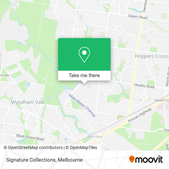 Signature Collections map