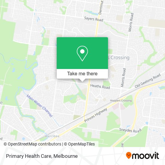 Primary Health Care map