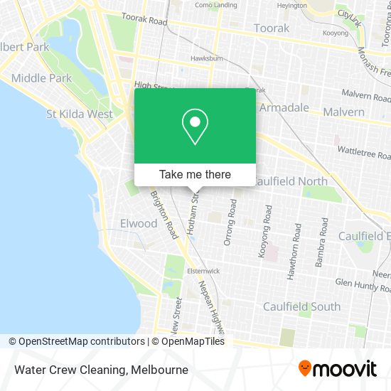 Water Crew Cleaning map