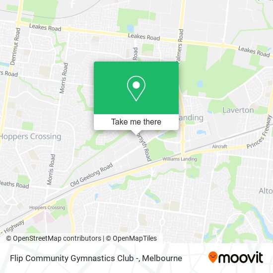 Flip Community Gymnastics Club - map