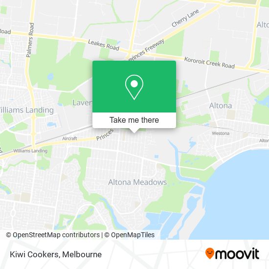 Mapa Kiwi Cookers