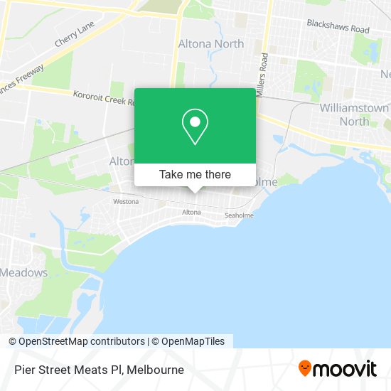 Pier Street Meats Pl map