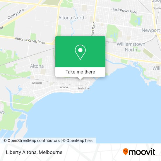 Liberty Altona map