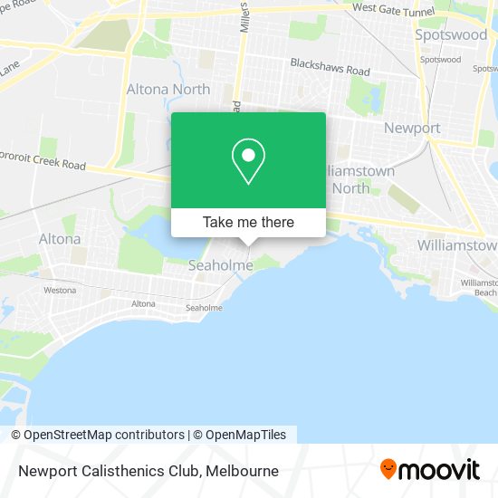Newport Calisthenics Club map