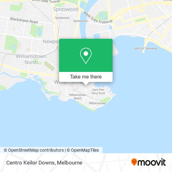 Centro Keilor Downs map