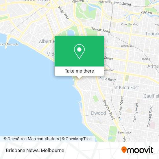 Mapa Brisbane News