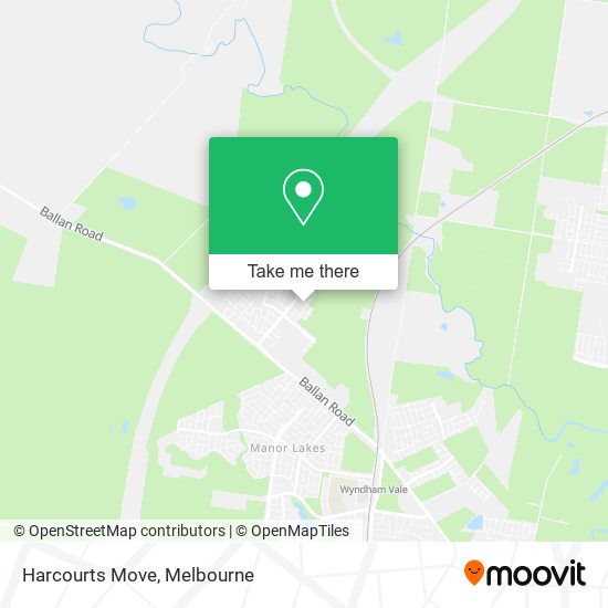 Harcourts Move map