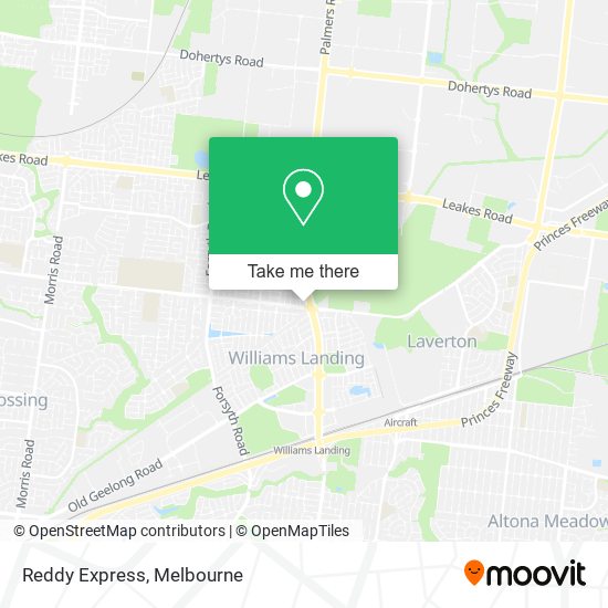 Reddy Express map