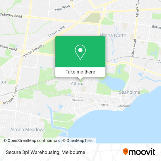 Secure 3pl Warehousing map