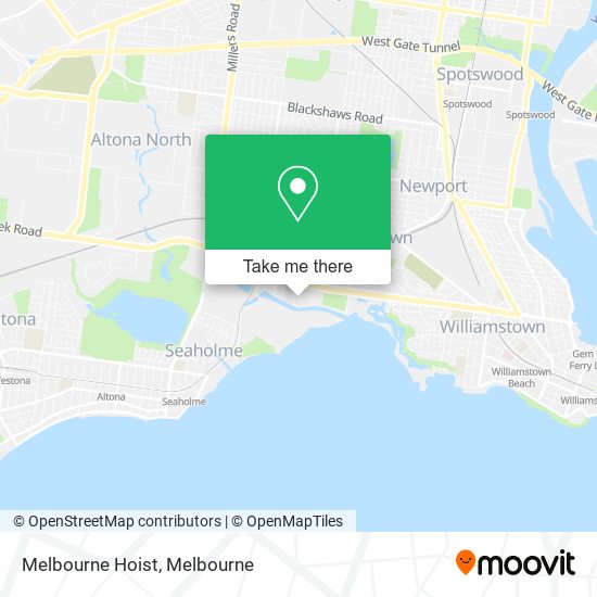 Melbourne Hoist map