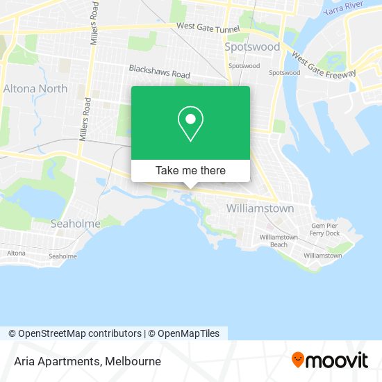 Aria Apartments map