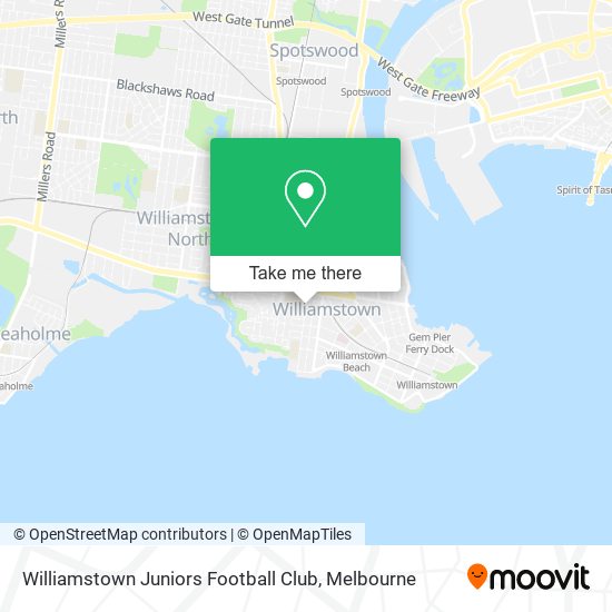Williamstown Juniors Football Club map