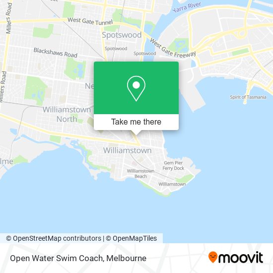 Mapa Open Water Swim Coach