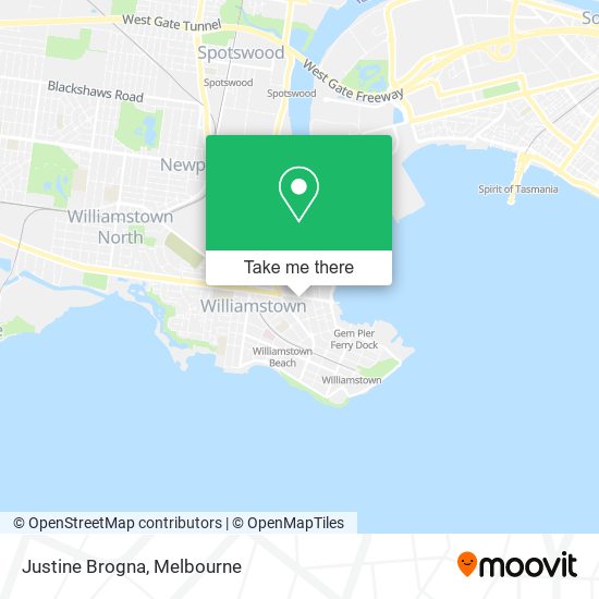 Justine Brogna map