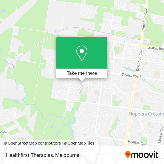 Healthfirst Therapies map