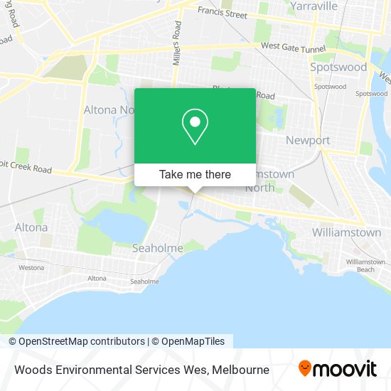 Mapa Woods Environmental Services Wes