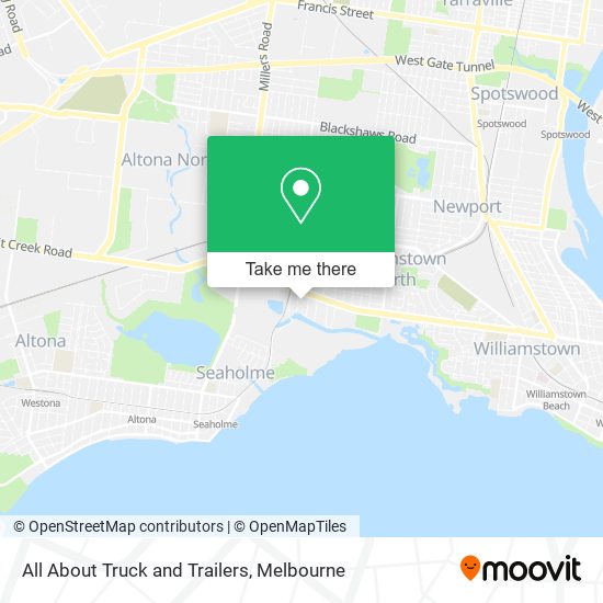 All About Truck and Trailers map