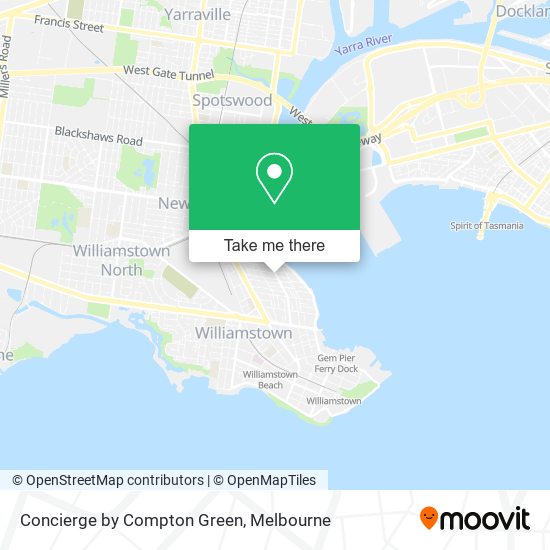 Concierge by Compton Green map