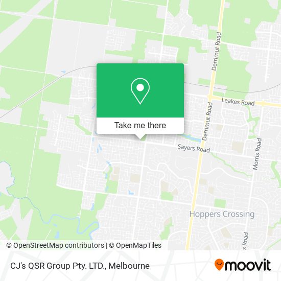 CJ's QSR Group Pty. LTD. map