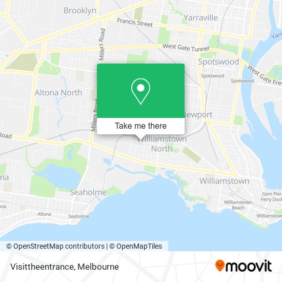 Visittheentrance map