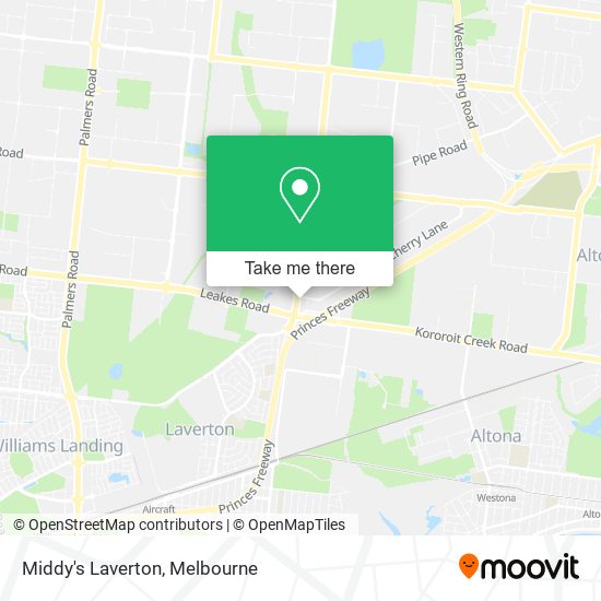 Middy's Laverton map