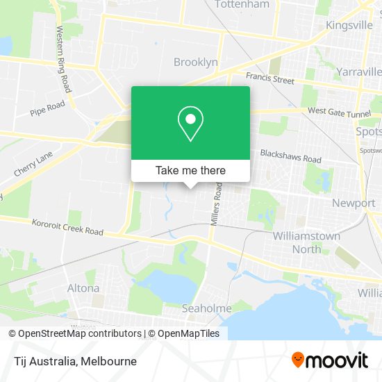 Tij Australia map