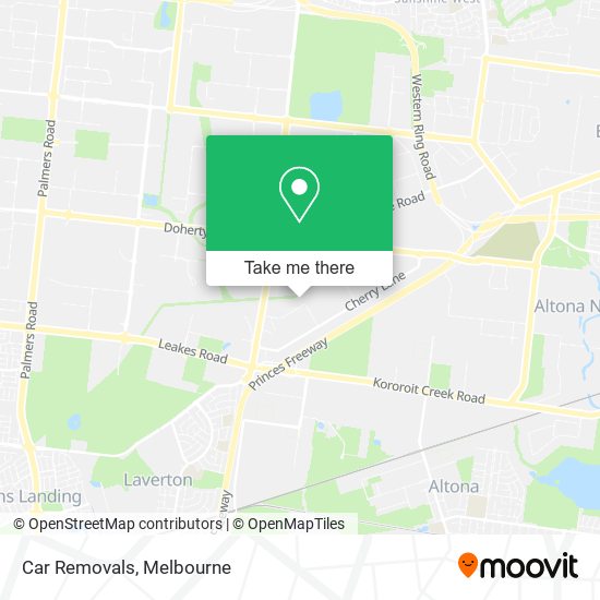 Car Removals map