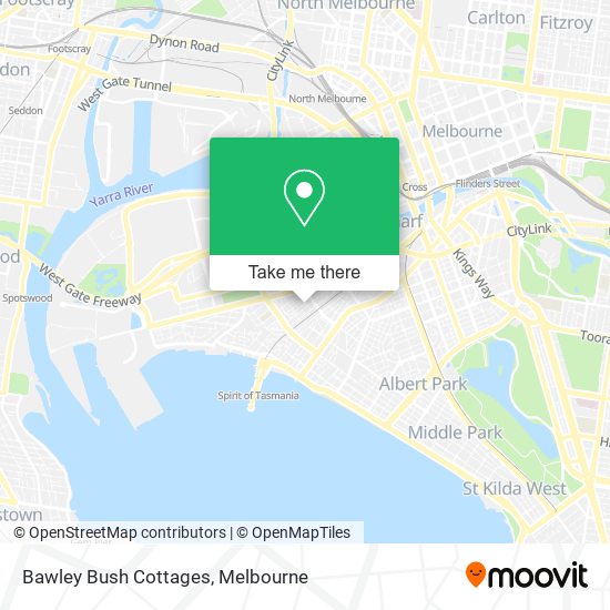 Bawley Bush Cottages map