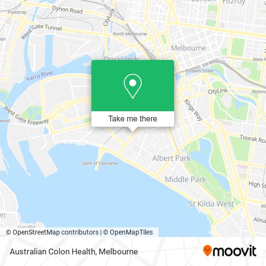 Australian Colon Health map