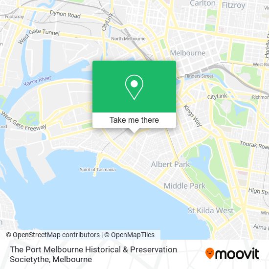 Mapa The Port Melbourne Historical & Preservation Societythe