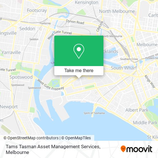 Tams Tasman Asset Management Services map