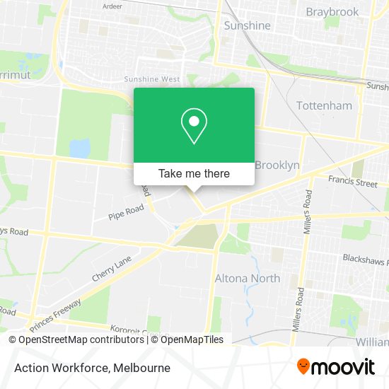 Action Workforce map
